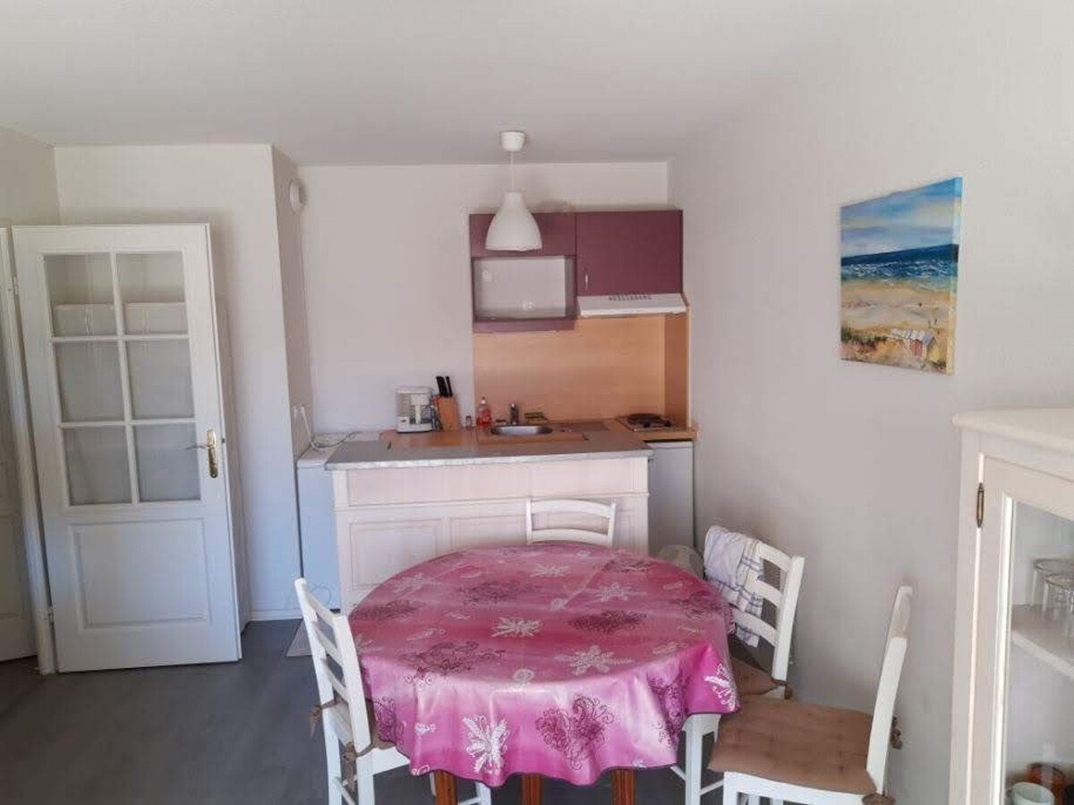 Appartement RDC avec Terrasse, Jardin et Accès Plage