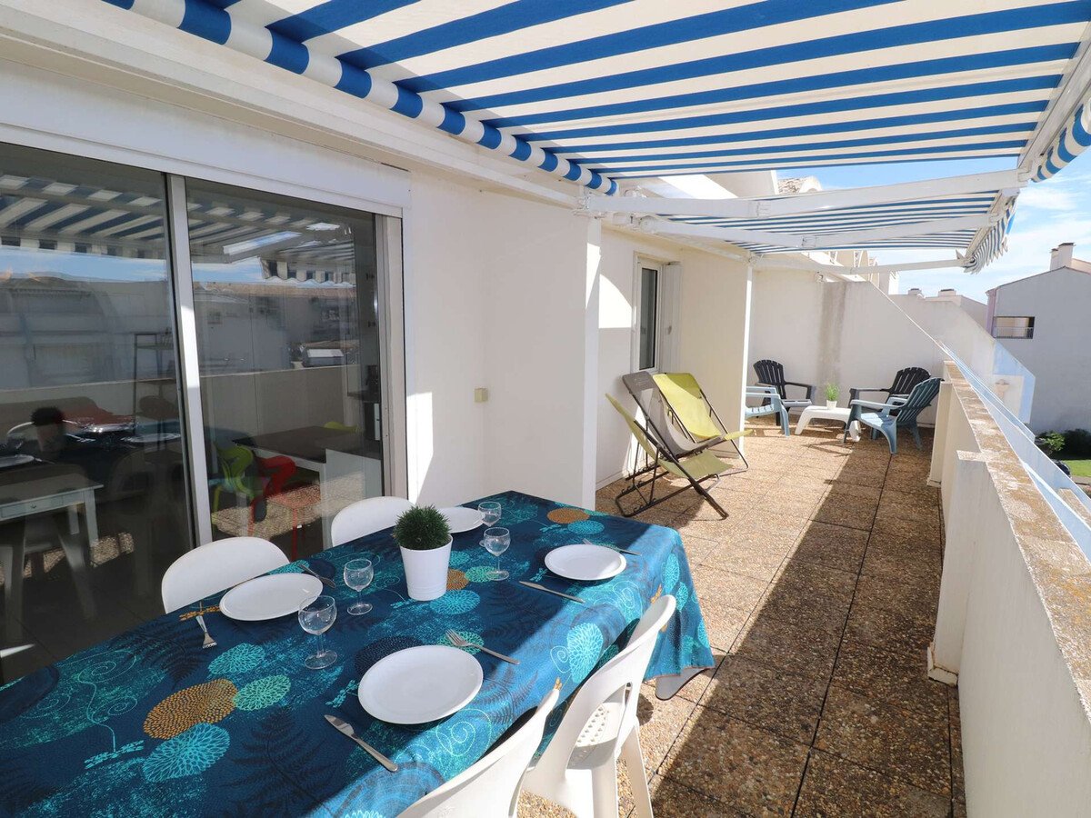 Superbe 3P avec grande terrasse, piscine, proche plage et commerces au Grau-du-Roi